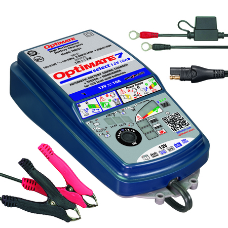 OPTIMATE OptiMATE 7 SELECT (14.4V or 14.7V) TM-251, 
10A charger for 12V battery TM-251V3